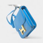 Hermès Constance 24 Blue Zanzibar Evercolor Leather Bag