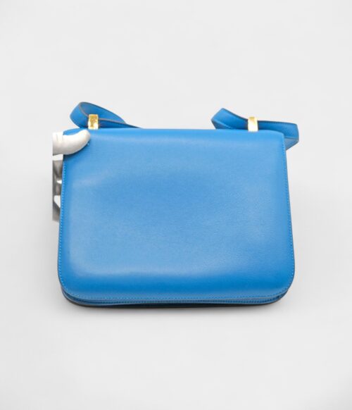 Hermès Constance 24 Blue Zanzibar Evercolor Leather Bag