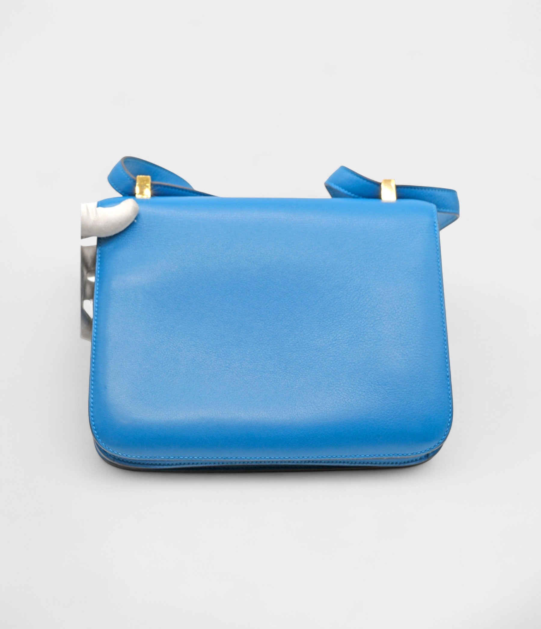 Hermès Constance 24 Blue Zanzibar Evercolor Leather Bag