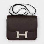 Hermès Constance 24 Chocolate Epsom Palladium Hardware