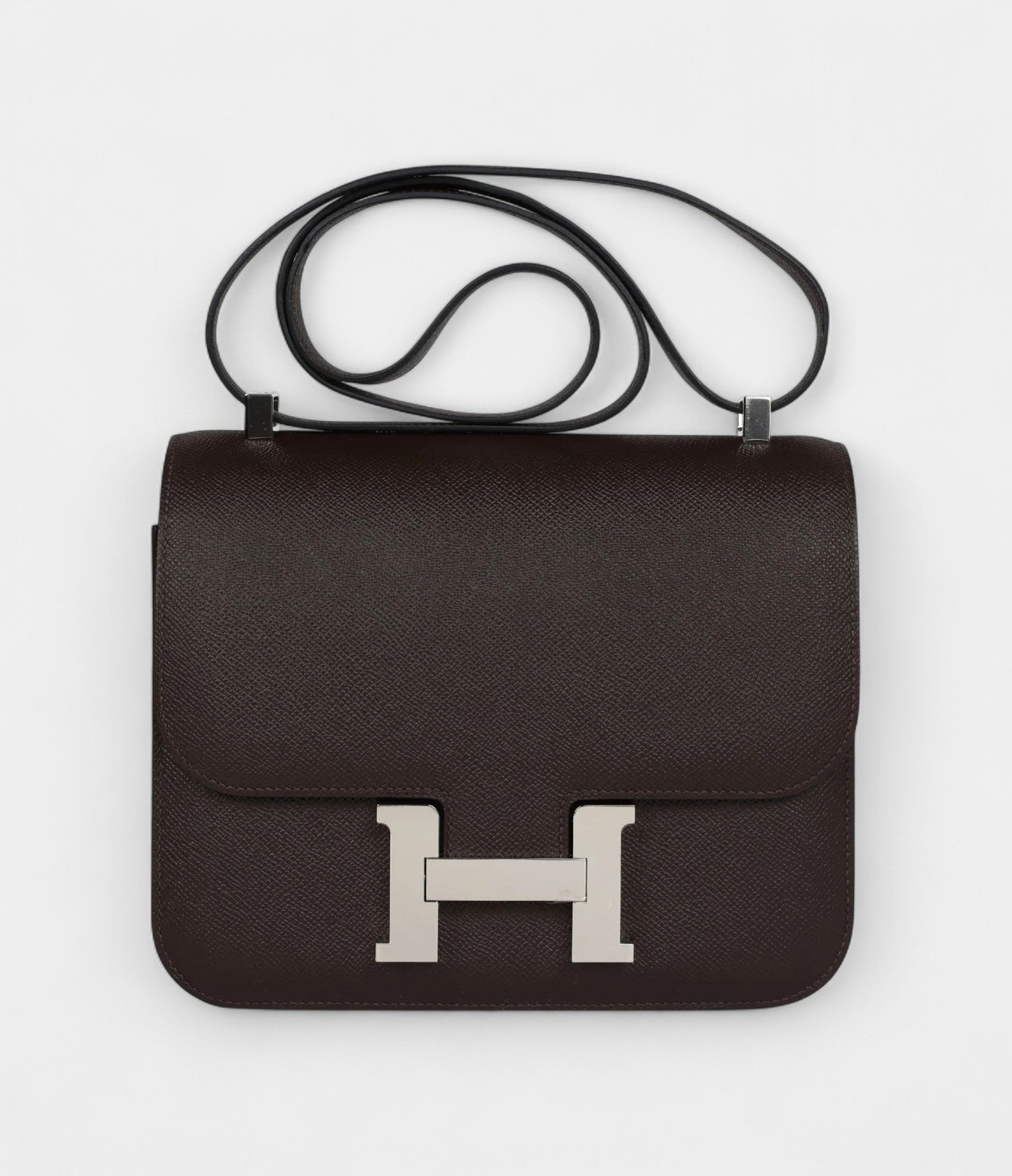 Hermès Constance 24 Chocolate Epsom Palladium Hardware