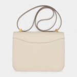 Hermès Constance 24 Craie Epsom Brushed Gold Hardware