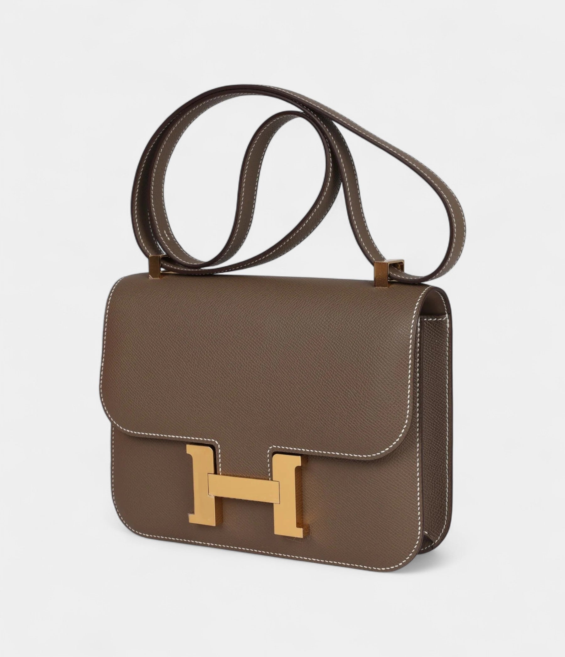 Hermès Constance 24 Etoupe Epsom Gold Hardware