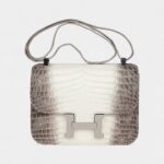 Hermès Constance 24 Himalaya Matte Niloticus Crocodile Palladium Hardware