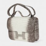 Hermès Constance 24 Himalaya Matte Niloticus Crocodile Palladium Hardware