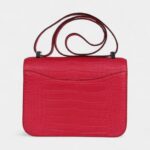 Hermès Constance 24 Rose Extreme Matte Alligator Palladium Hardware