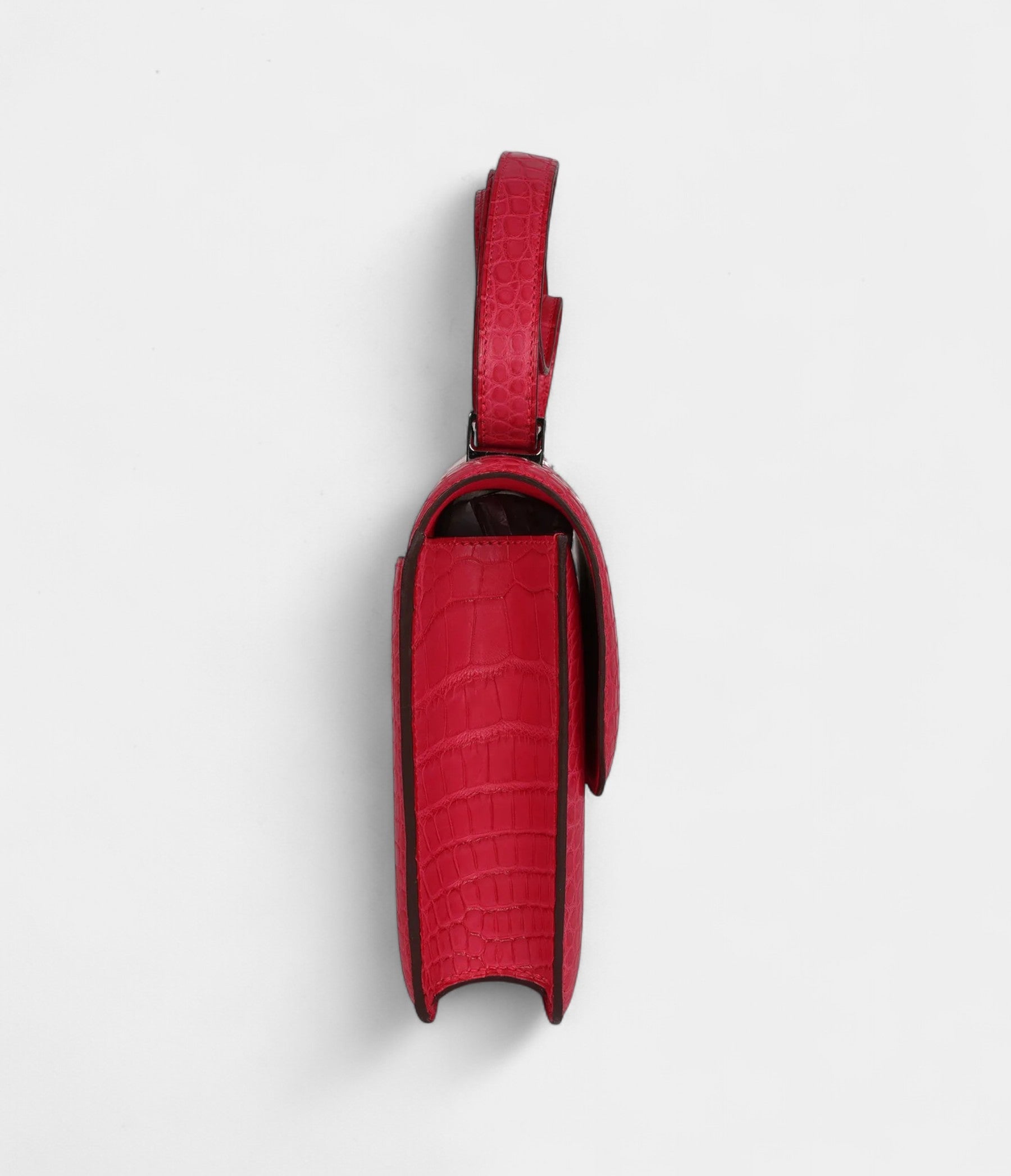Hermès Constance 24 Rose Extreme Matte Alligator Palladium Hardware