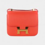 Hermès Constance 24 Rouge Jaipur Epsom Gold Hardware