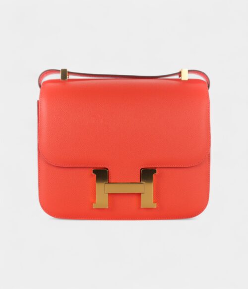Hermès Constance 24 Rouge Jaipur Epsom Gold Hardware