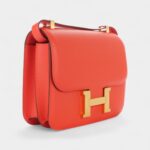 Hermès Constance 24 Rouge Jaipur Epsom Gold Hardware
