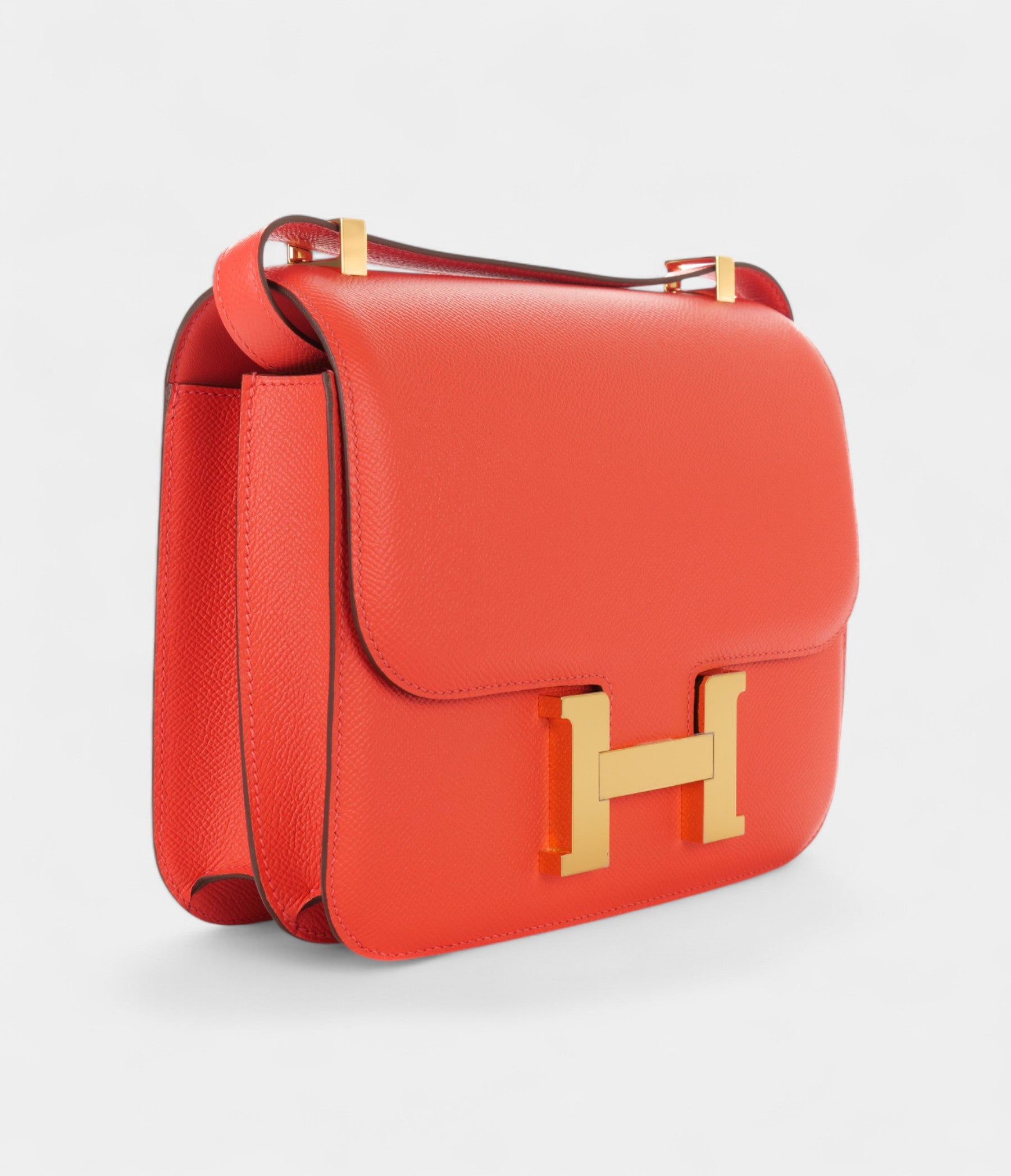 Hermès Constance 24 Rouge Jaipur Epsom Gold Hardware