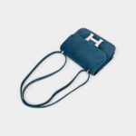 Hermes Constance Bag 18 Blue Ocean Doblis Palladium Limited Edition