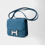 Hermes Constance Bag 18 Blue Ocean Doblis Palladium Limited Edition