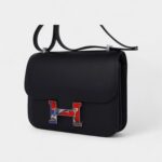 Hermes Constance Bag 18 Marbled Buckle Black Swift Limited Edition New / Box