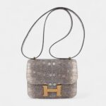 Hermes Constance Bag 18 Ombre Lizard Gold Hardware