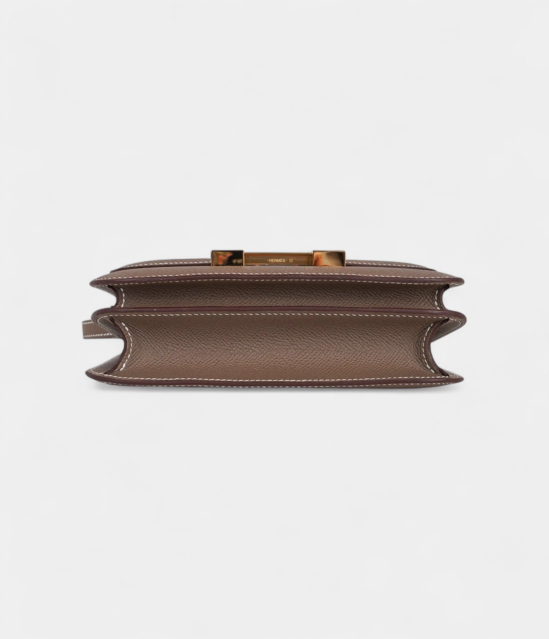 Hermes Constance Mini 18 Bag Etoupe Gold Hardware Epsom Leather