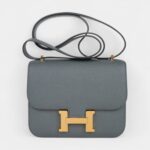 Hermes Constance Mini 18 Bag Vert Amande Gold Hardware Epsom Leather
