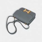 Hermes Constance Mini 18 Bag Vert Amande Gold Hardware Epsom Leather