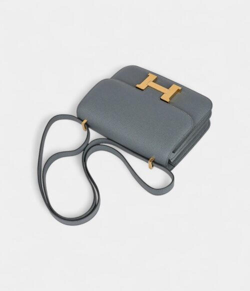 Hermes Constance Mini 18 Bag Vert Amande Gold Hardware Epsom Leather