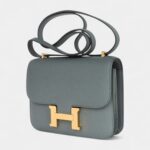 Hermes Constance Mini 18 Bag Vert Amande Gold Hardware Epsom Leather