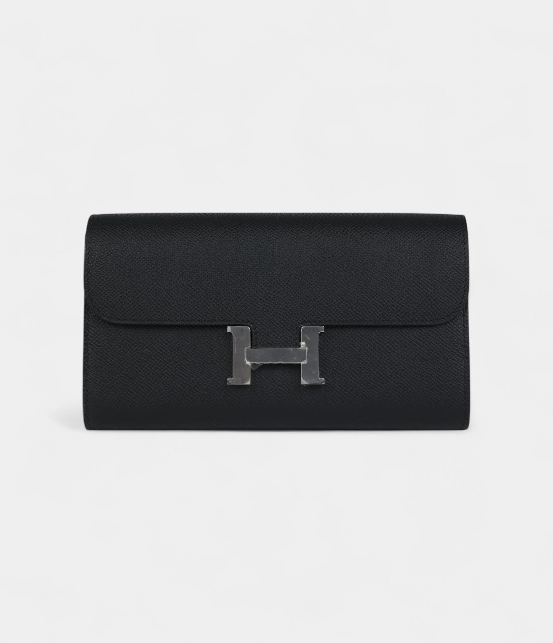 Hermès Constance Wallet To Go Black Epsom Palladium Hardware