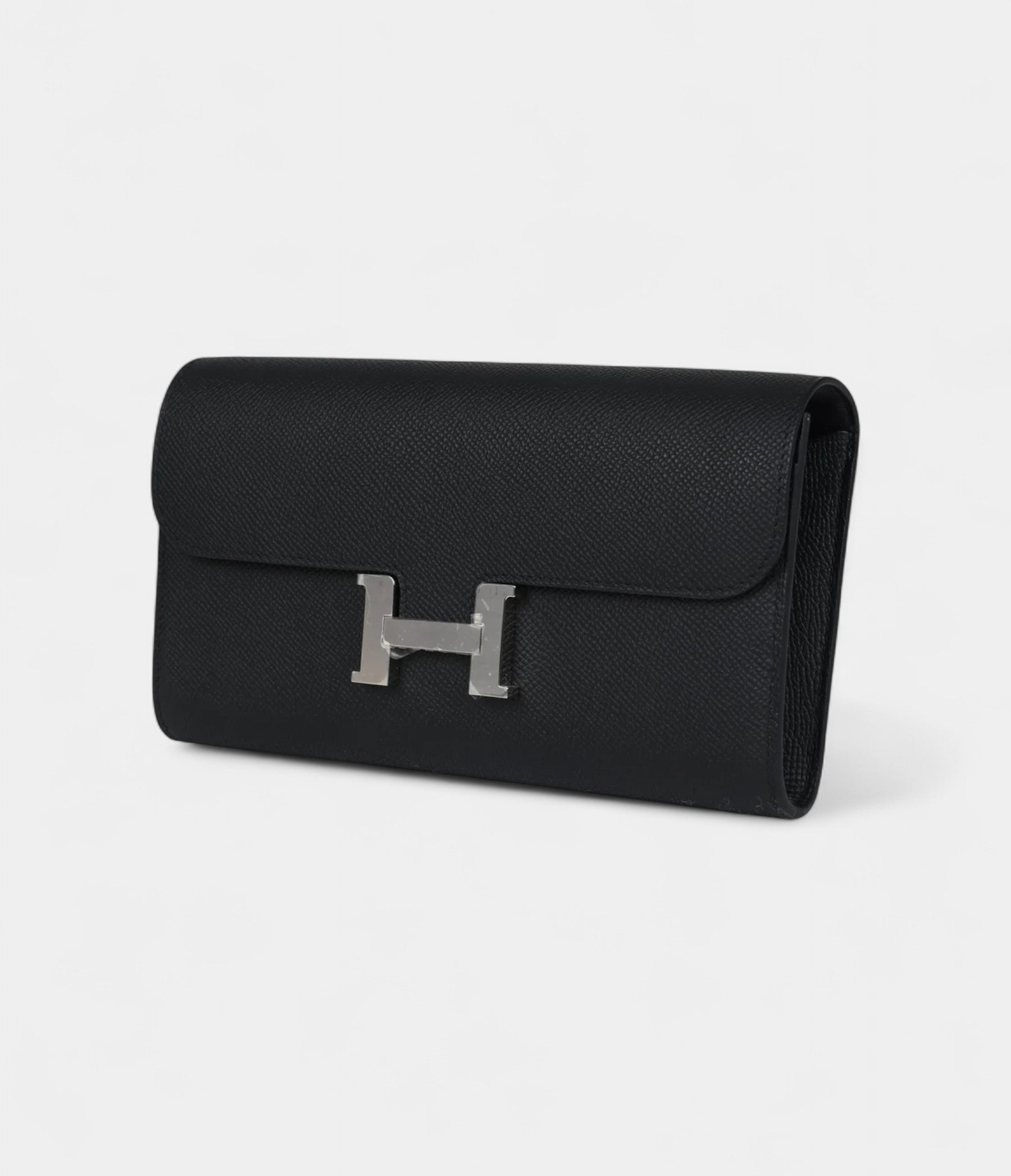 Hermès Constance Wallet To Go Black Epsom Palladium Hardware