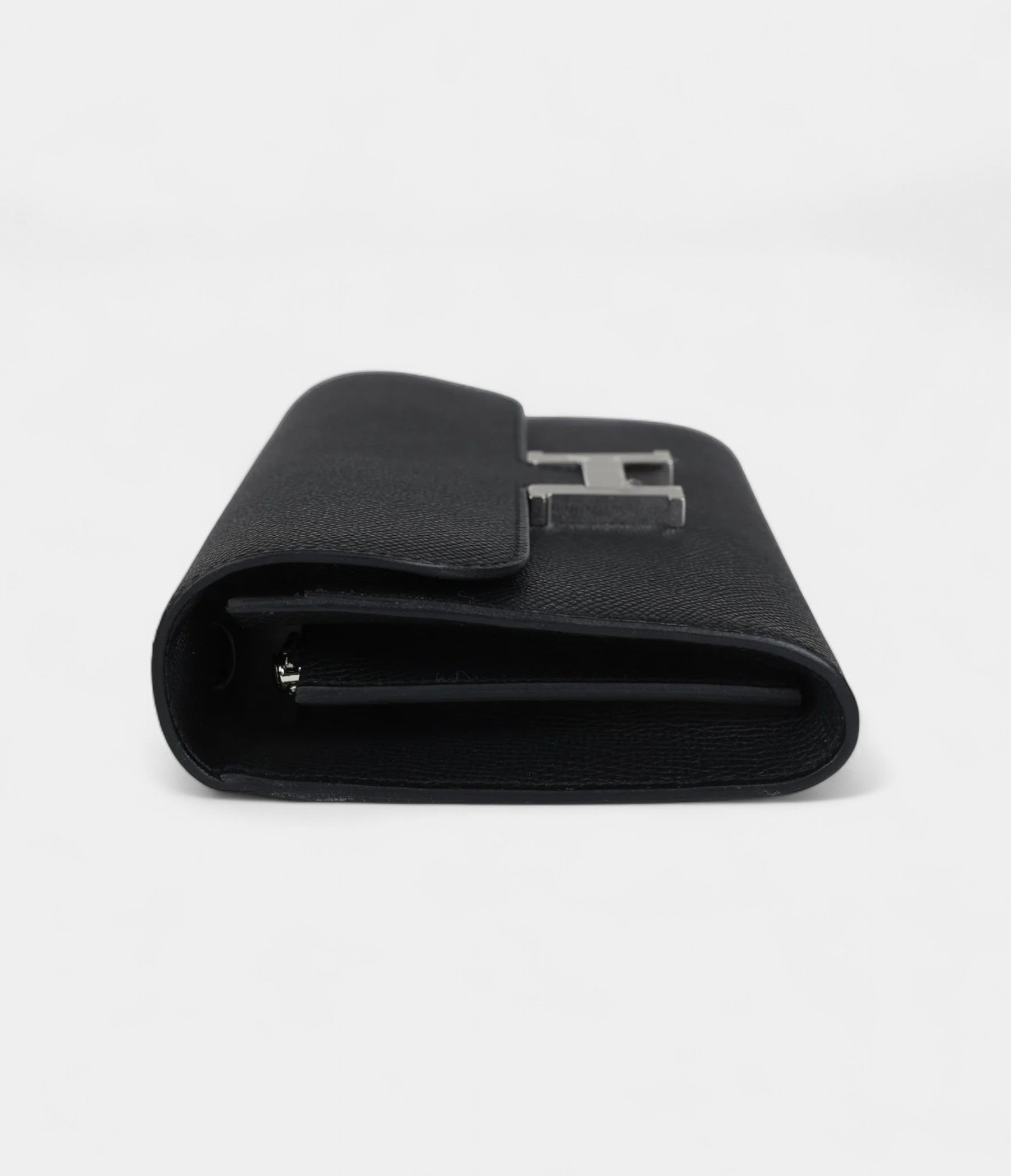 Hermès Constance Wallet To Go Black Epsom Palladium Hardware