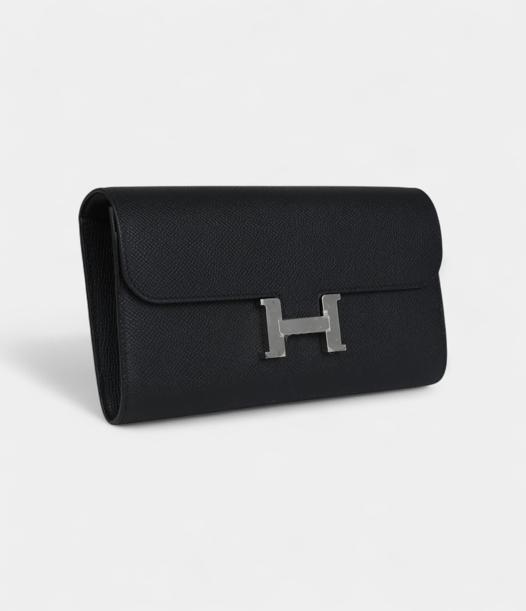 Hermès Constance Wallet To Go Black Epsom Palladium Hardware