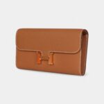 Hermès Constance Wallet To Go Gold Epsom Leather with Gold Hardware