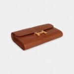 Hermès Constance Wallet To Go Gold Matte Alligator with Gold Hardware