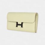 Hermès Constance Wallet To Go Jaune Milton Epsom Leather with Palladium Hardware