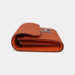 Hermès Constance Wallet To Go Orange Epsom Leather with Palladium Hardware