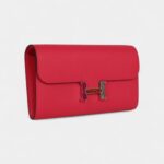 Hermès Constance Wallet To Go Rose Extreme Marquette Epsom Palladium Hardware
