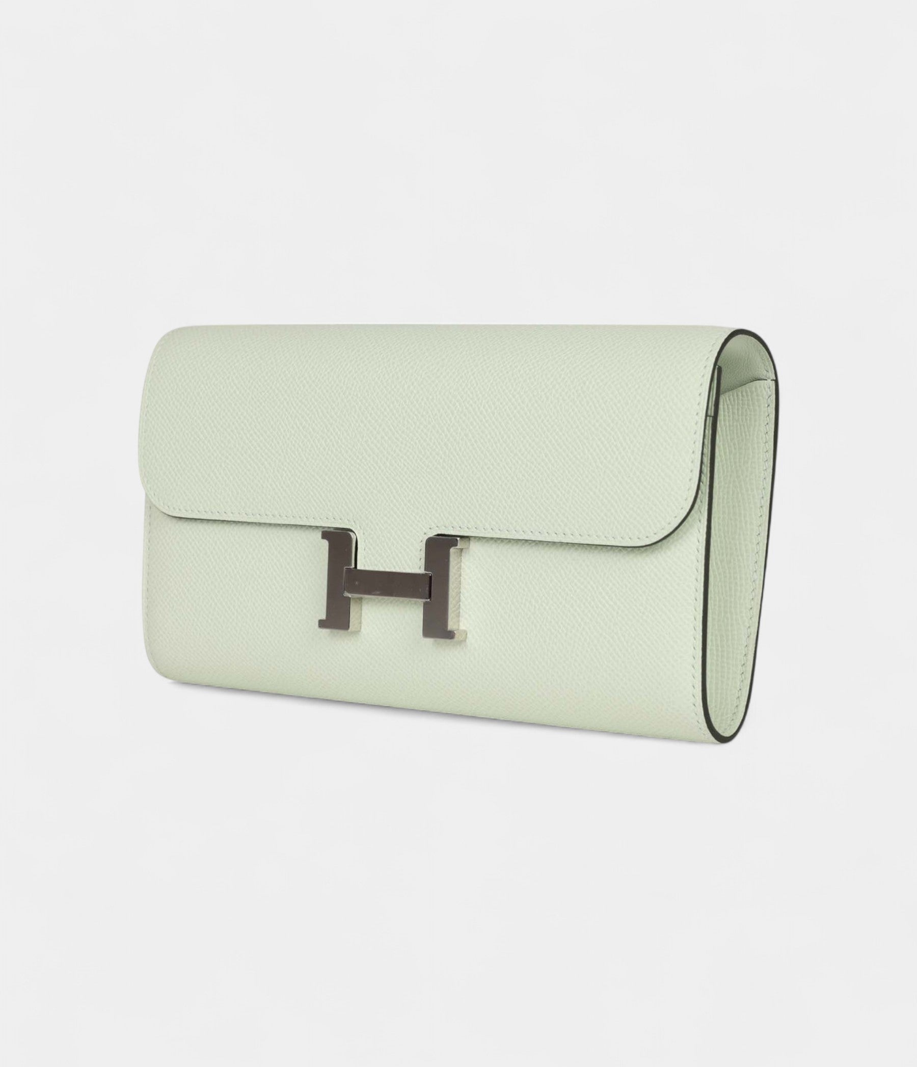 Hermès Constance Wallet To Go Vert Fizz Epsom Leather with Palladium Hardware