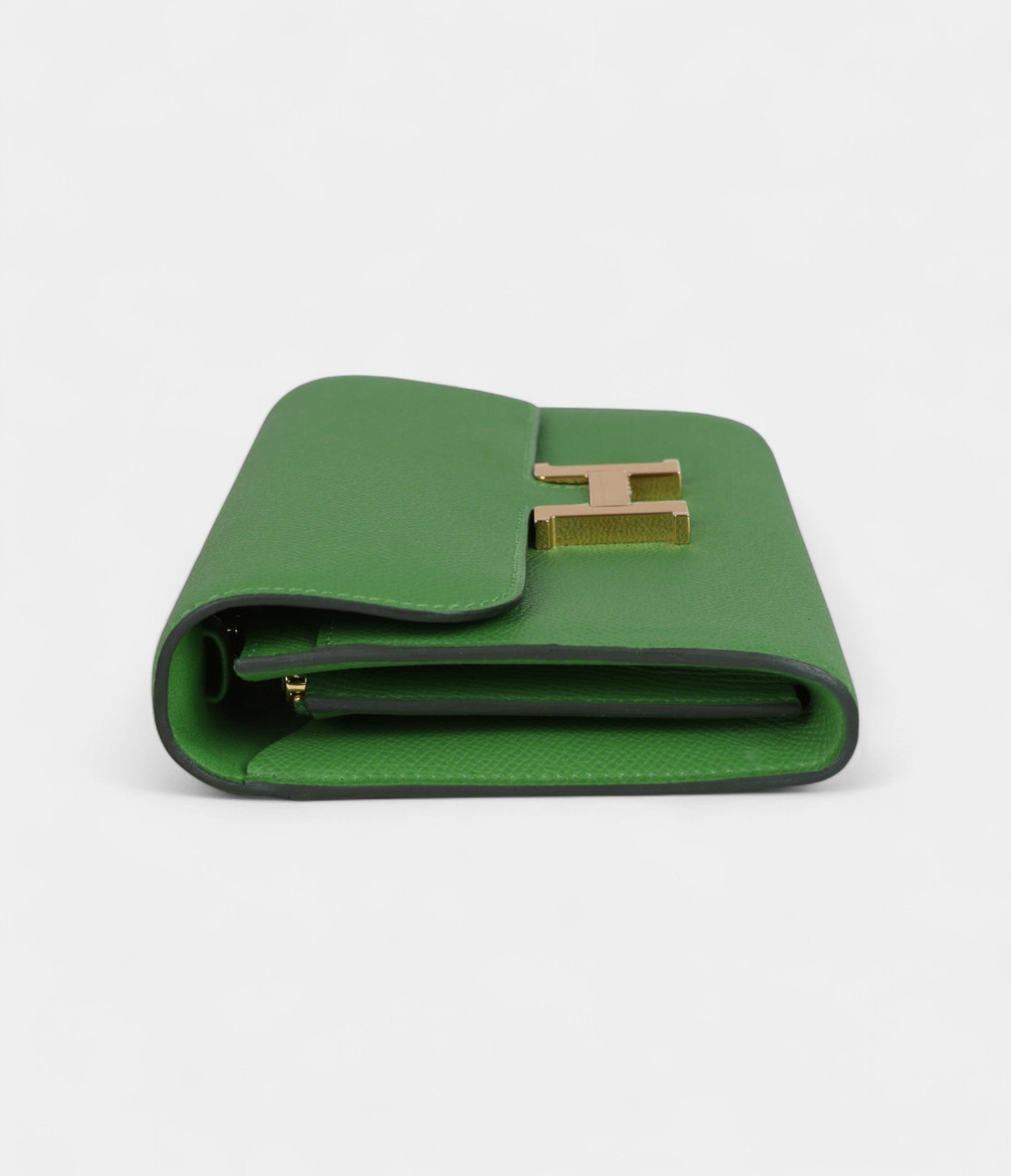 Hermès Constance Wallet To Go Vert Yucca Epsom Gold Hardware