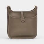 Hermès Etoupe Clemence Evelyne III 29 Gold Hardware