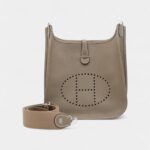 Hermès Etoupe Clemence Evelyne III 29 Palladium Hardware
