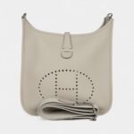 Hermès Evelyne Beton Clemence Palladium Hardware