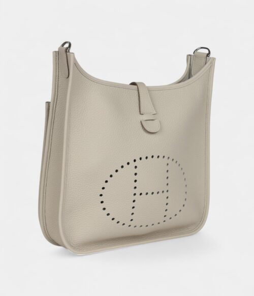 Hermès Evelyne Beton Clemence Palladium Hardware