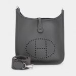 Hermès Gris Meyer Clemence Evelyne III 29 Palladium Hardware