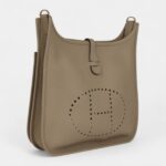 Hermès Evelyne III PM Beige Marfa Clemence Gold Hardware
