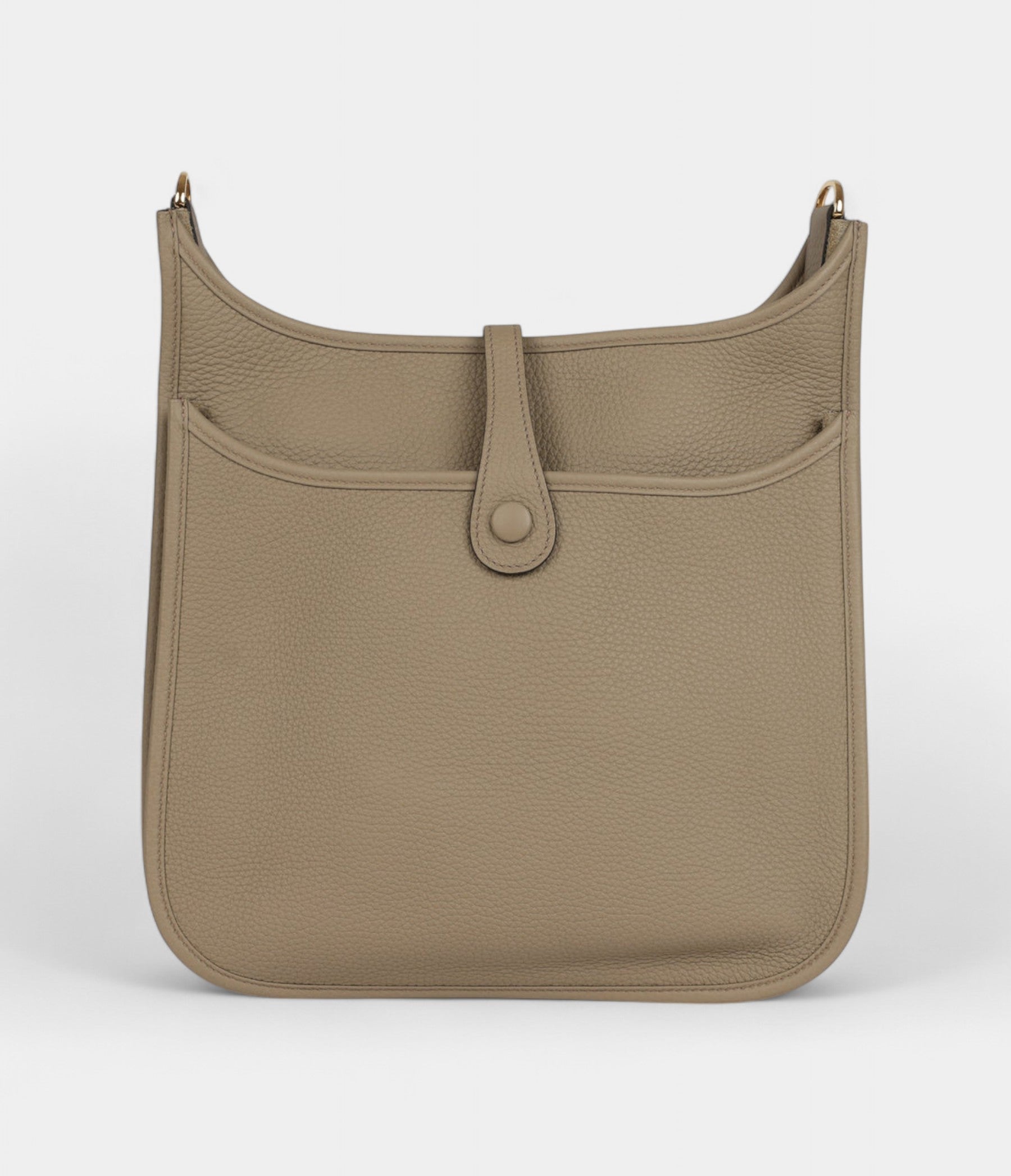 Hermès Evelyne III PM Beige Marfa Clemence Gold Hardware