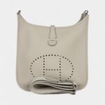 Hermès Evelyne III PM Beton Clemence Palladium Hardware