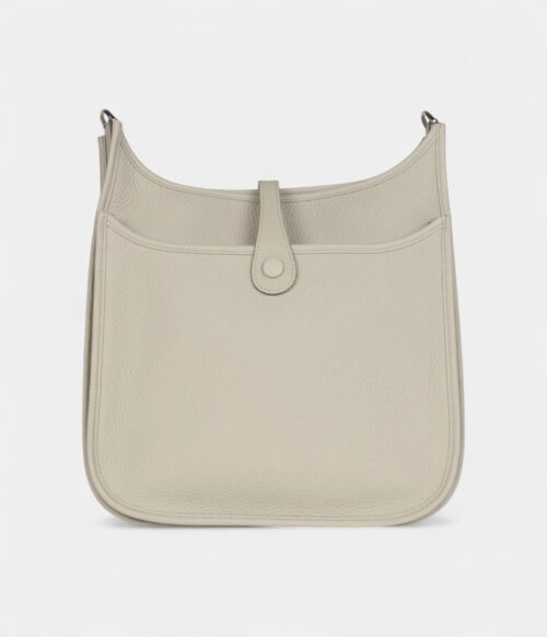 Hermès Evelyne III PM Beton Clemence Palladium Hardware