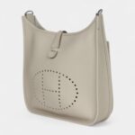 Hermès Evelyne III PM Beton Clemence Palladium Hardware