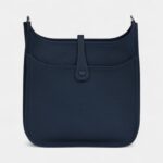 Hermès Evelyne III PM Bleu De Prusse Clemence Palladium Hardware