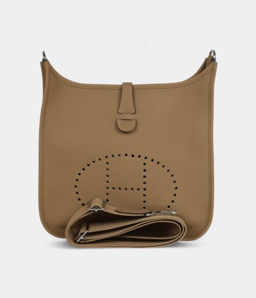 Hermès Evelyne III PM Dust Clemence Palladium Hardware