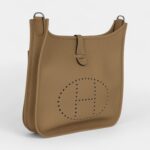 Hermès Evelyne III PM Dust Clemence Palladium Hardware