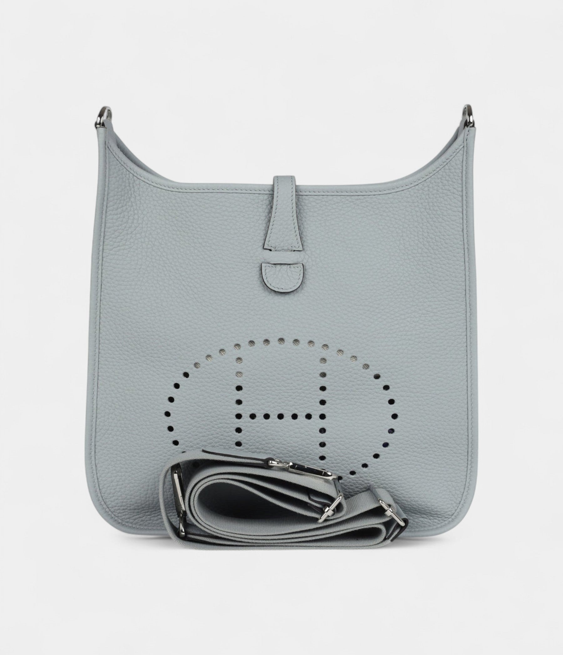 Hermès Evelyne III PM Glacier Blue Clemence Palladium Hardware