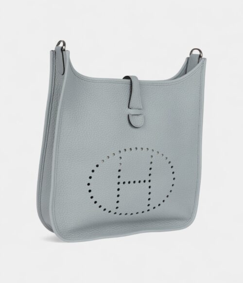 Hermès Evelyne III PM Glacier Blue Clemence Palladium Hardware